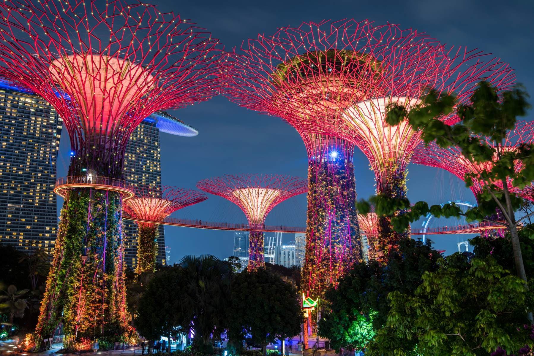 Singapore - Malaysia (Gardens By The Bay - Flower Dome - Cloud Forest - Bảo Tàng Sáp - Wings Of Time - Malacca - Động Batu - Kualalumpur City)