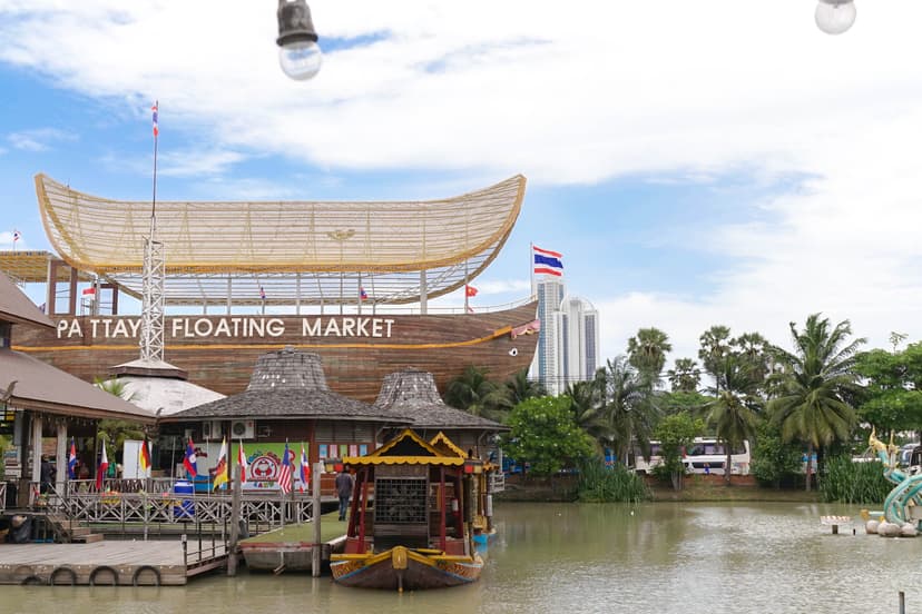 Vé Tham Quan Chợ Nổi Pattaya Thái Lan
