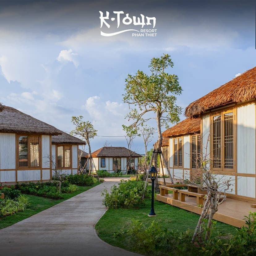 Nghỉ Dưỡng 2N1D Tại Resort K-Town Phong Cách Hàn Quốc - Tặng Vé Khu Vui Chơi